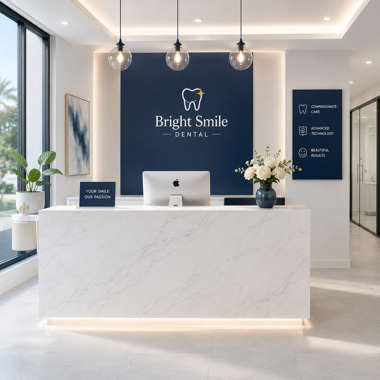Reception area